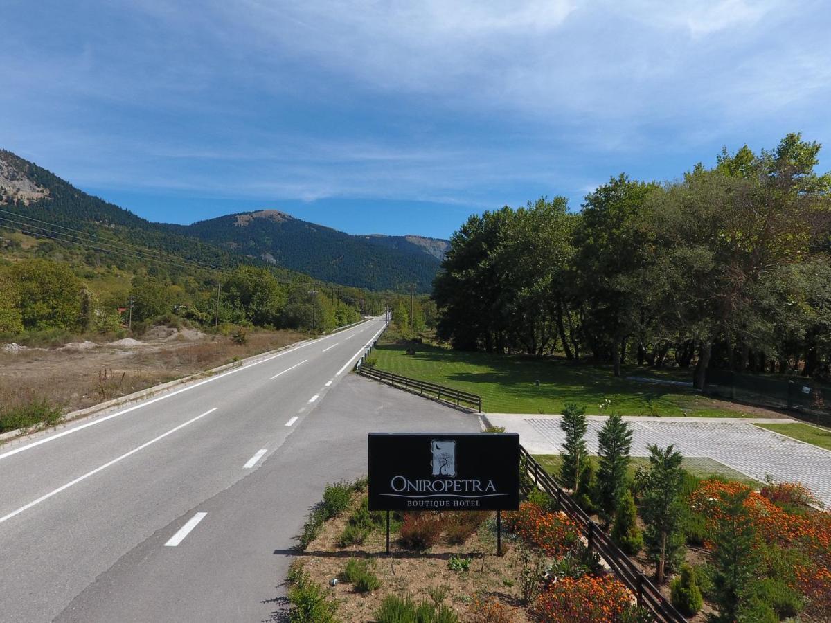Oniropetra Boutique Hotel Karpeníszi Kültér fotó
